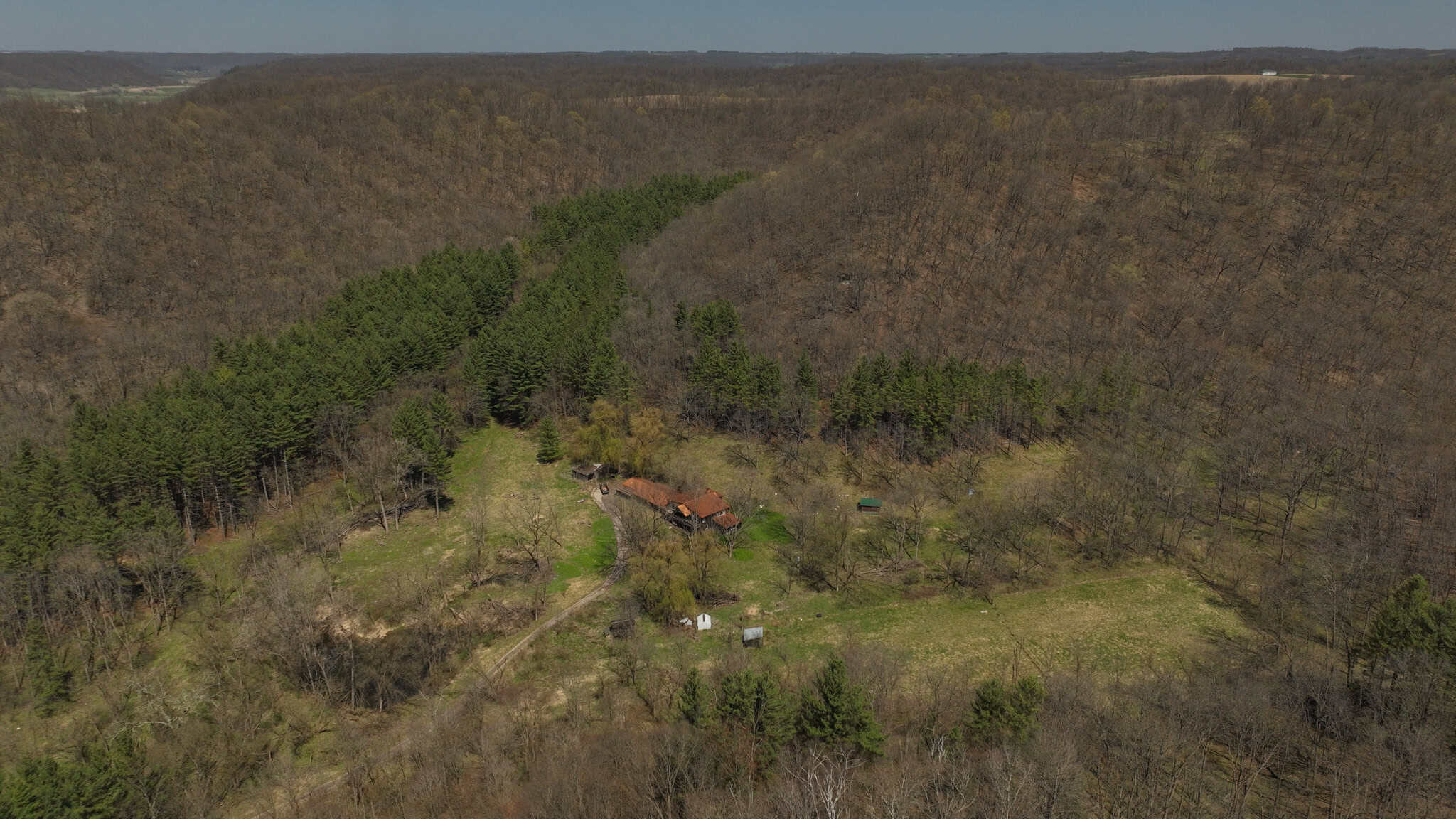 125 Acre Driftless Bluff Sanctuary | Private Valley, Spring-Fed Pond & Trophy Whitetail Haven Near Boaz