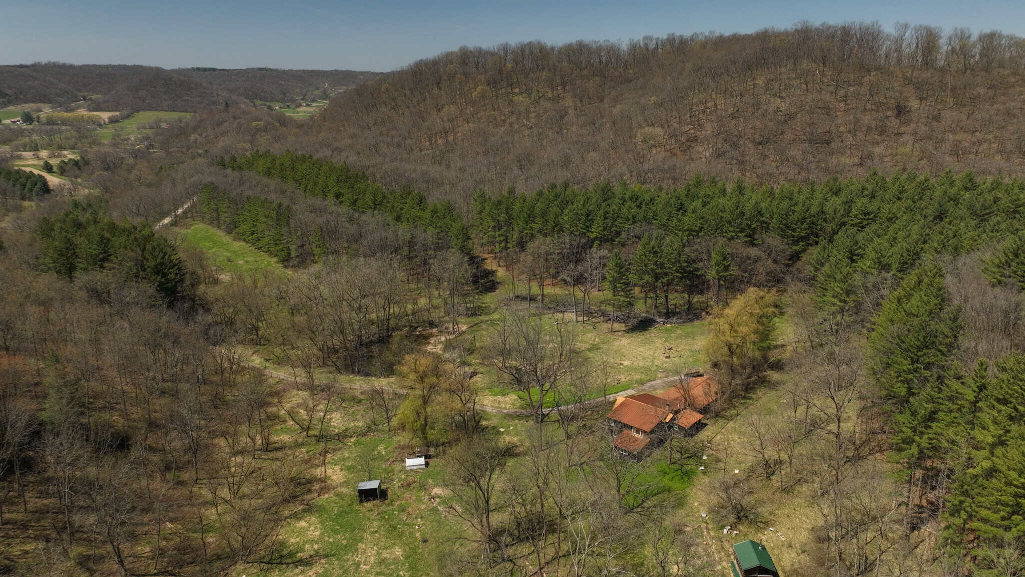 125 Acre Driftless Bluff Sanctuary | Private Valley, Spring-Fed Pond & Trophy Whitetail Haven Near Boaz