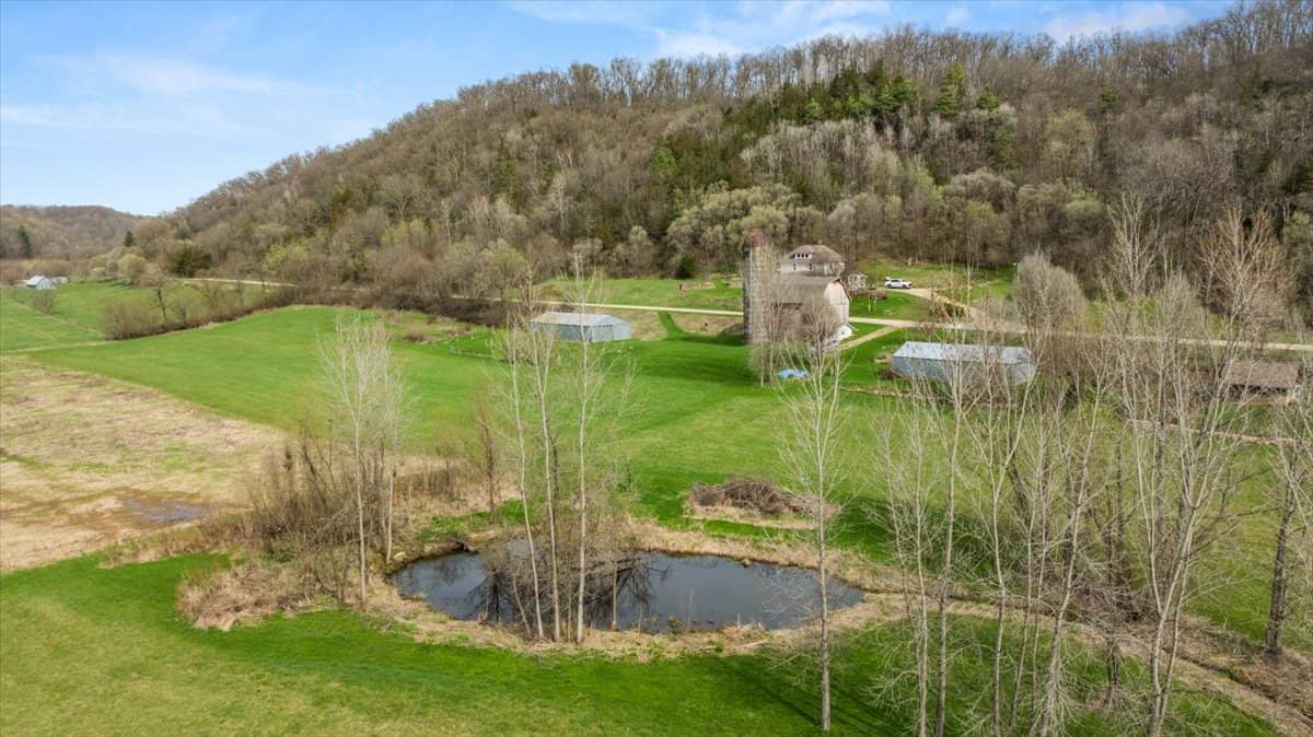 29± Acres of Driftless Beauty | Woods, Water, Pole Shed & Cottage.32