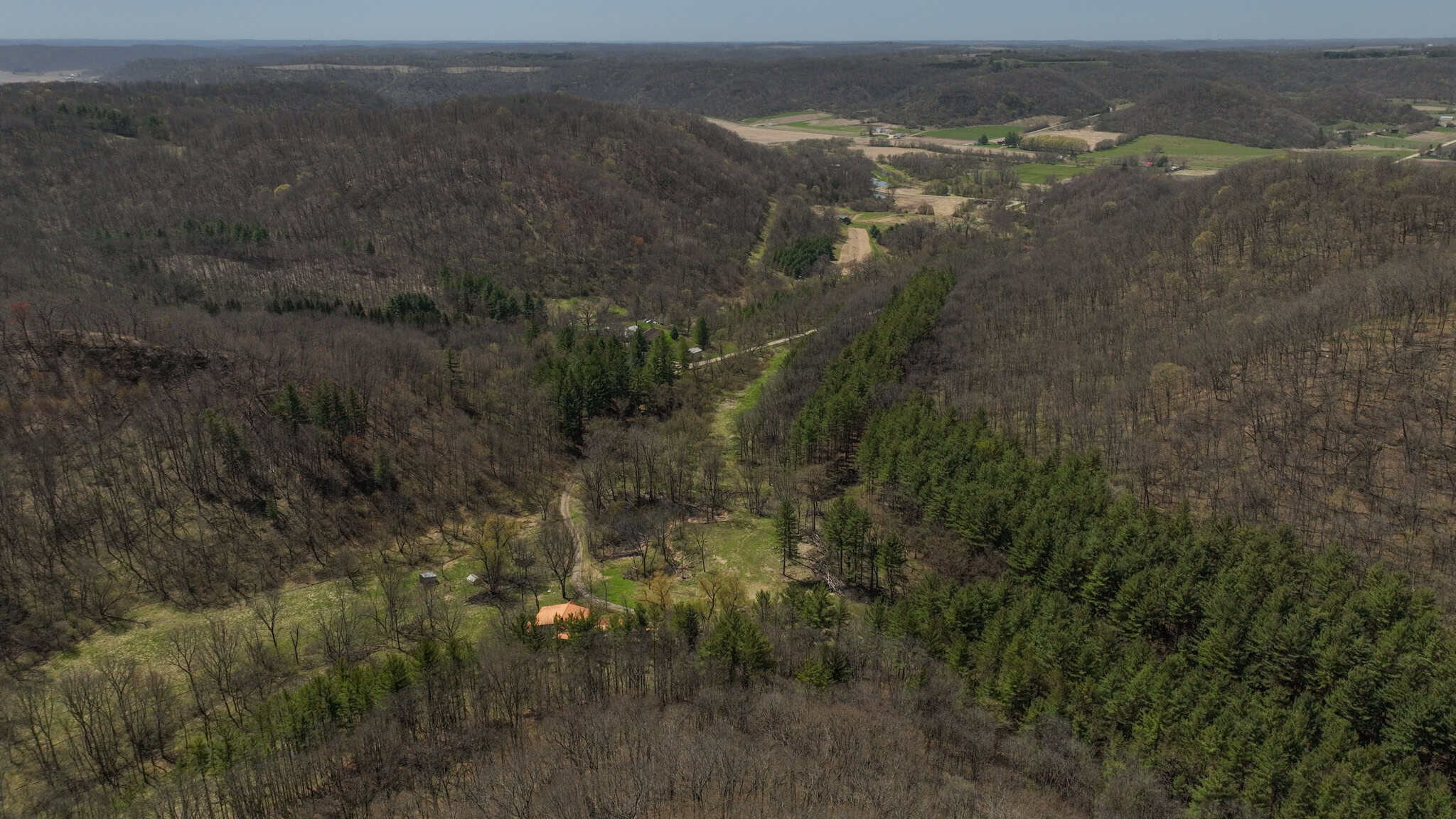 125 Acre Driftless Bluff Sanctuary | Private Valley, Spring-Fed Pond & Trophy Whitetail Haven Near Boaz