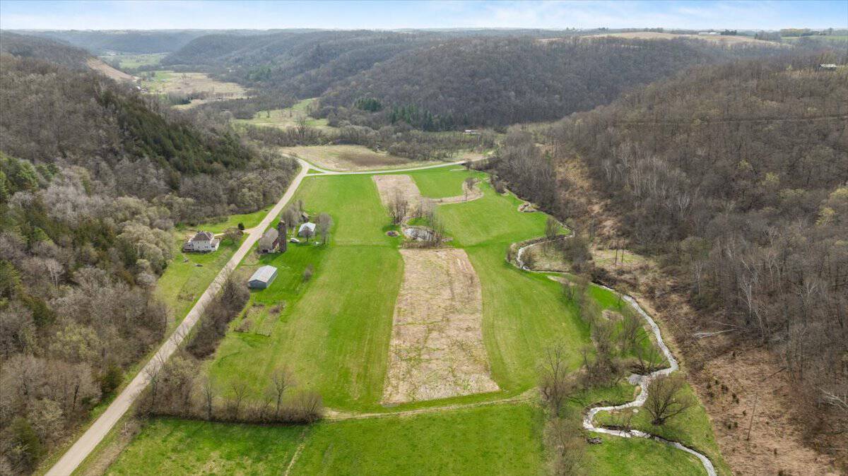 29± Acres of Driftless Beauty | Woods, Water, Pole Shed & Cottage.32