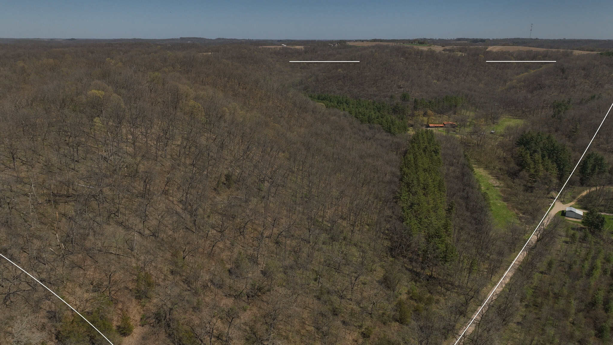 125 Acre Driftless Bluff Sanctuary | Private Valley, Spring-Fed Pond & Trophy Whitetail Haven Near Boaz