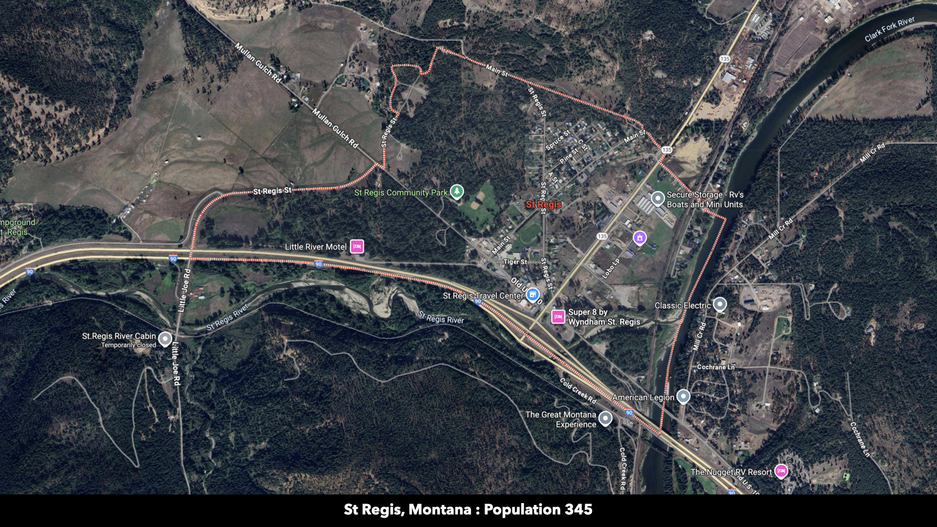Riverfront Acreage For Sale in St. Regis, Montana