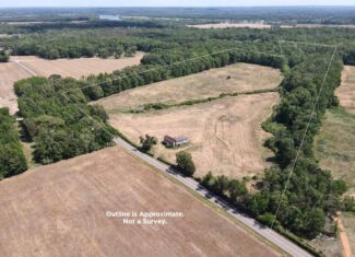 OPEN LAND FOR SALE IN TN, OLD HOUSE, BRANCH, FENCING, DEER & TURKEY HUNTING