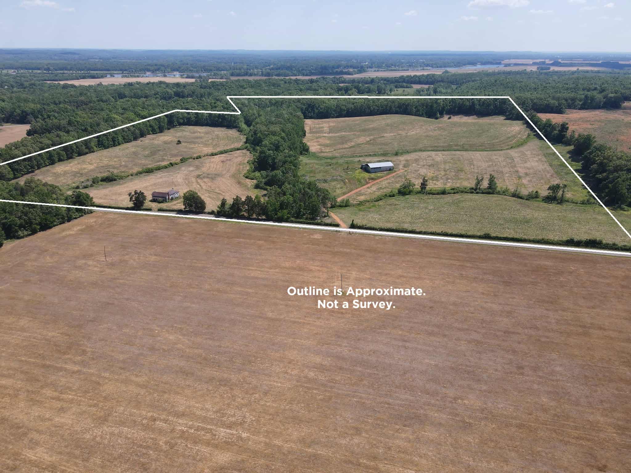 PASTURELAND FOR SALE IN TN, BIG HAY BARN, BRANCH, FENCING
