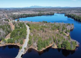 Riverfront Property with 16 Acres – Medway, Maine