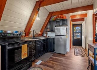 Waterfront A-Frame Cabin in Canada Creek Ranch Atlanta MI