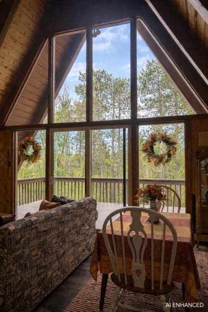 Waterfront A-Frame Cabin in Canada Creek Ranch Atlanta MI