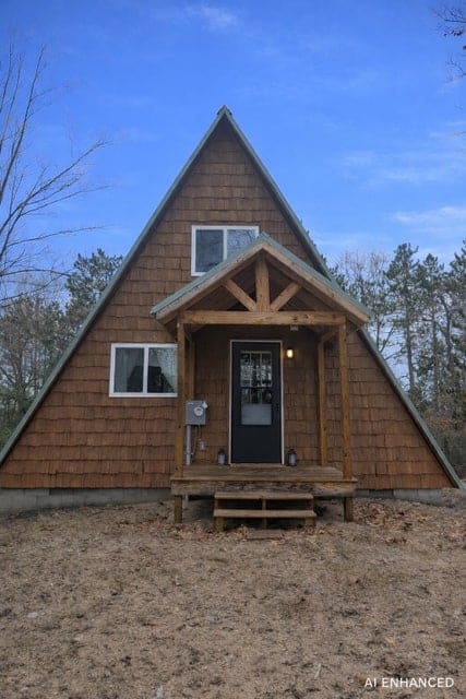Waterfront A-Frame Cabin in Canada Creek Ranch Atlanta MI
