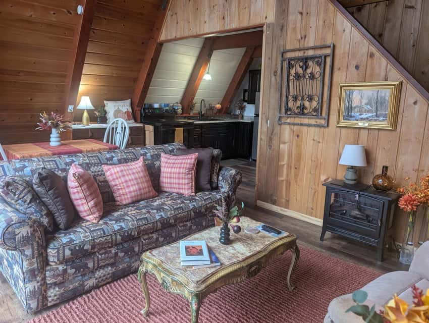 Waterfront A-Frame Cabin in Canada Creek Ranch Atlanta MI