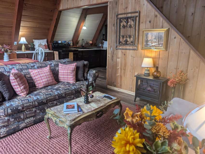 Waterfront A-Frame Cabin in Canada Creek Ranch Atlanta MI