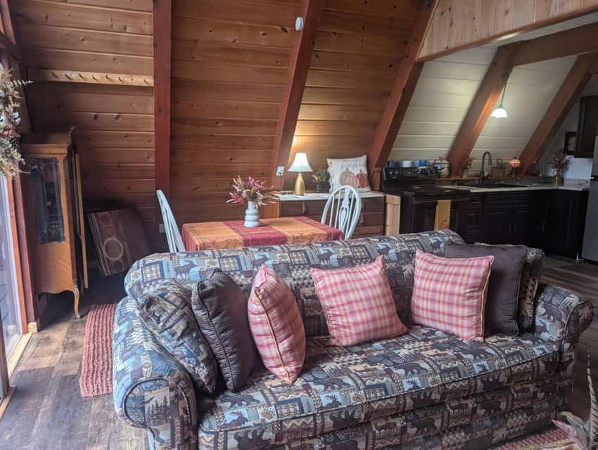 Waterfront A-Frame Cabin in Canada Creek Ranch Atlanta MI