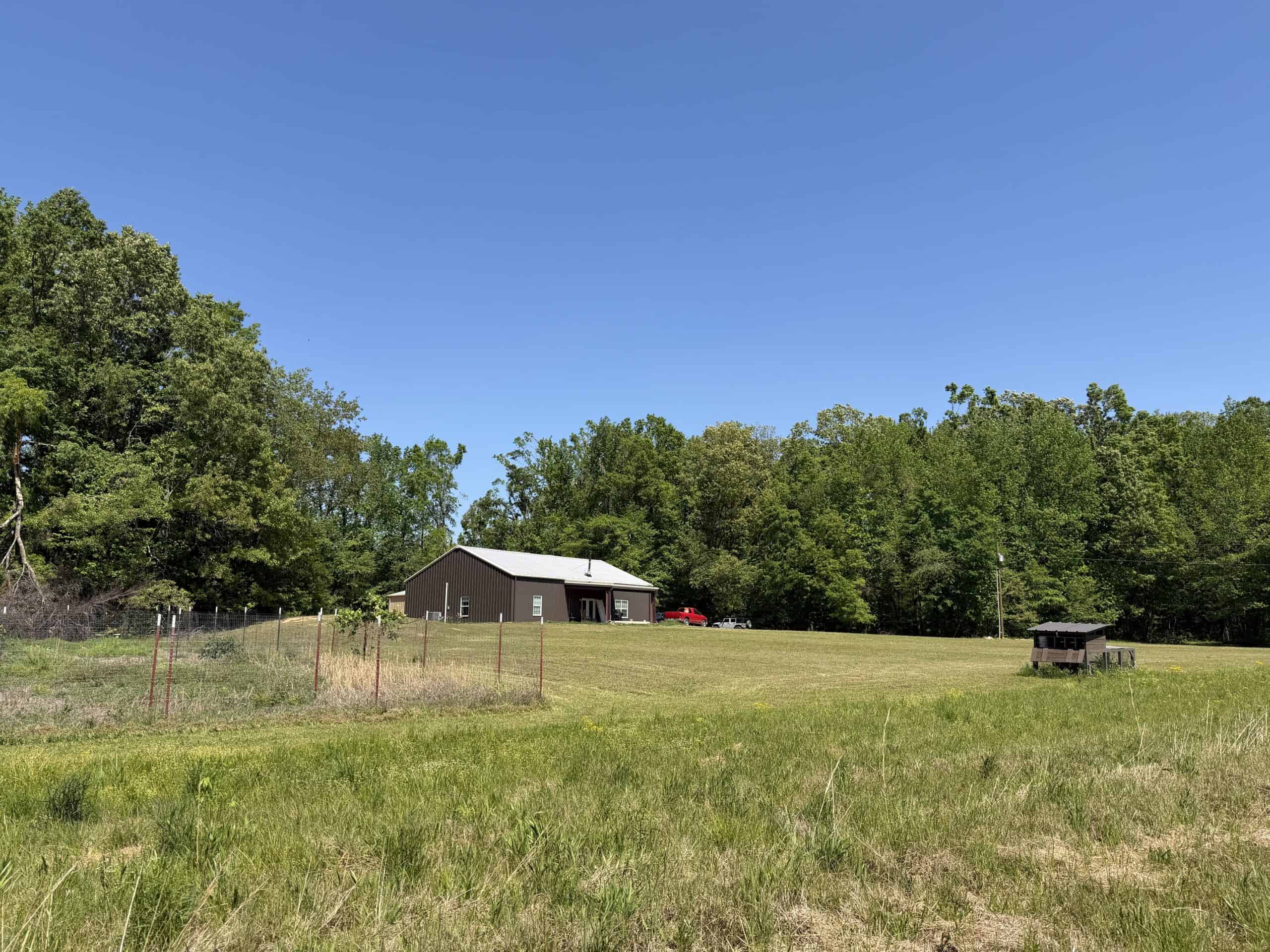 PRIVATE COUNTRY HOME FOR SALE IN TN 35 AC SHOP CREEK FIELDS