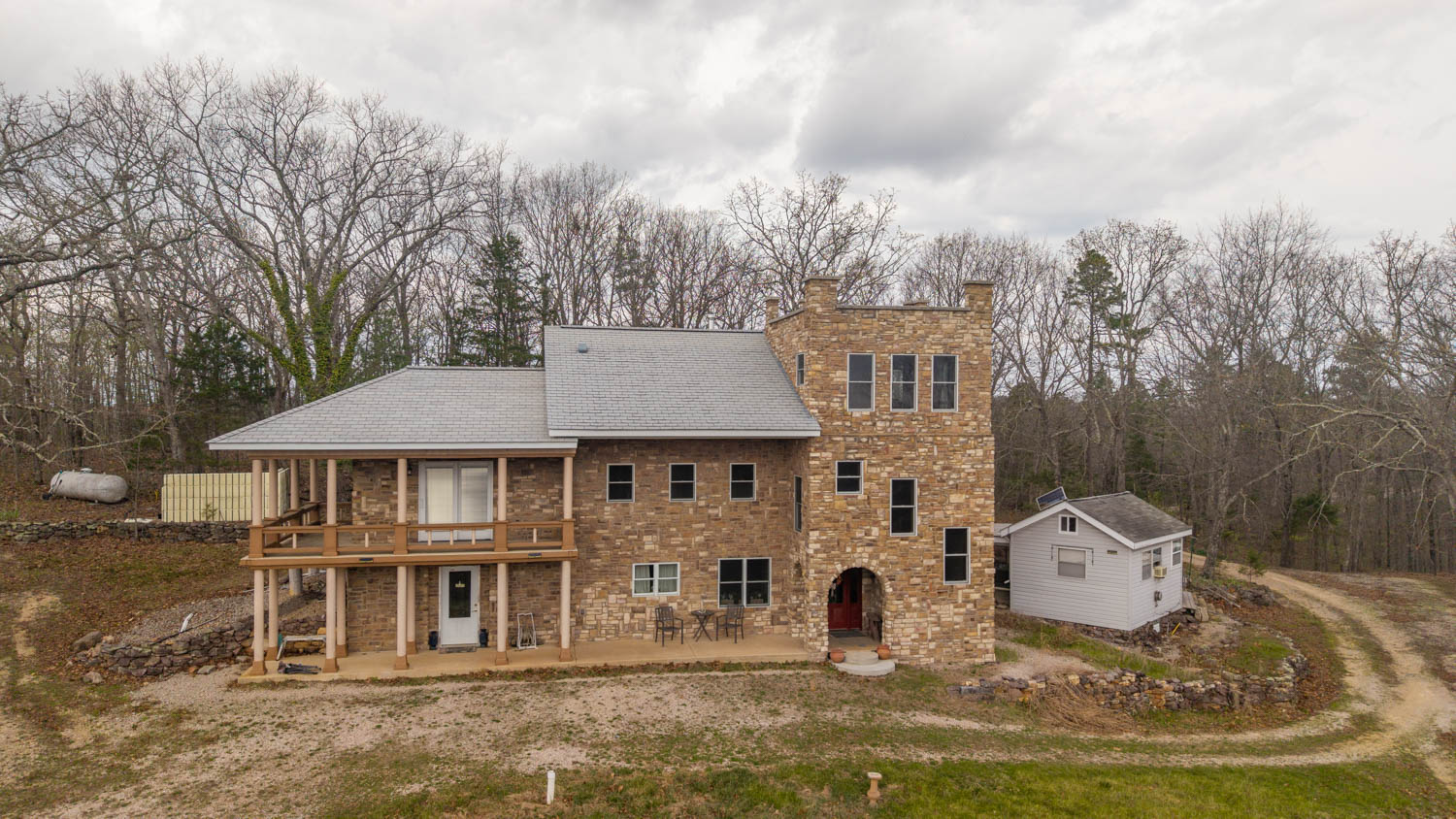 116 Acres of Prime Hunting Land & Unique Castle Style Home