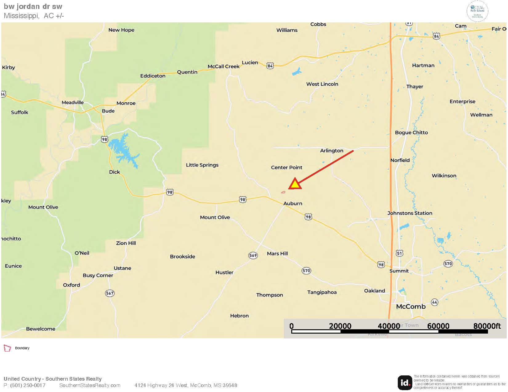 64+- Pastureland West Lincoln School Smithdale MS