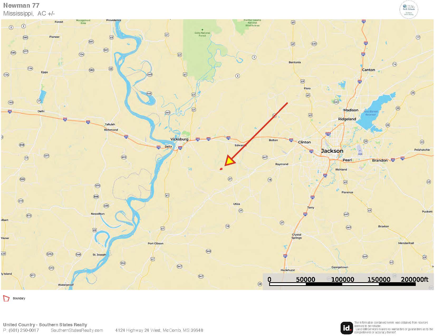 77 Acres in Edwards, MS Hinds County Big Black River Region