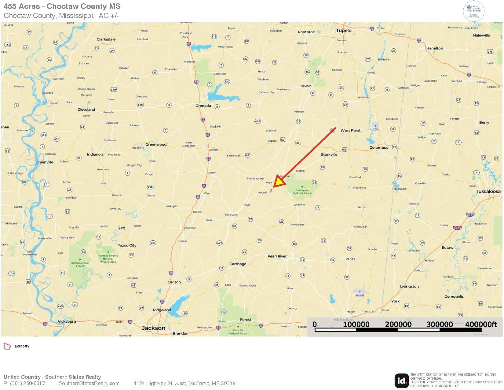 455 Acres Hunting & Income Land in Choctaw County MS
