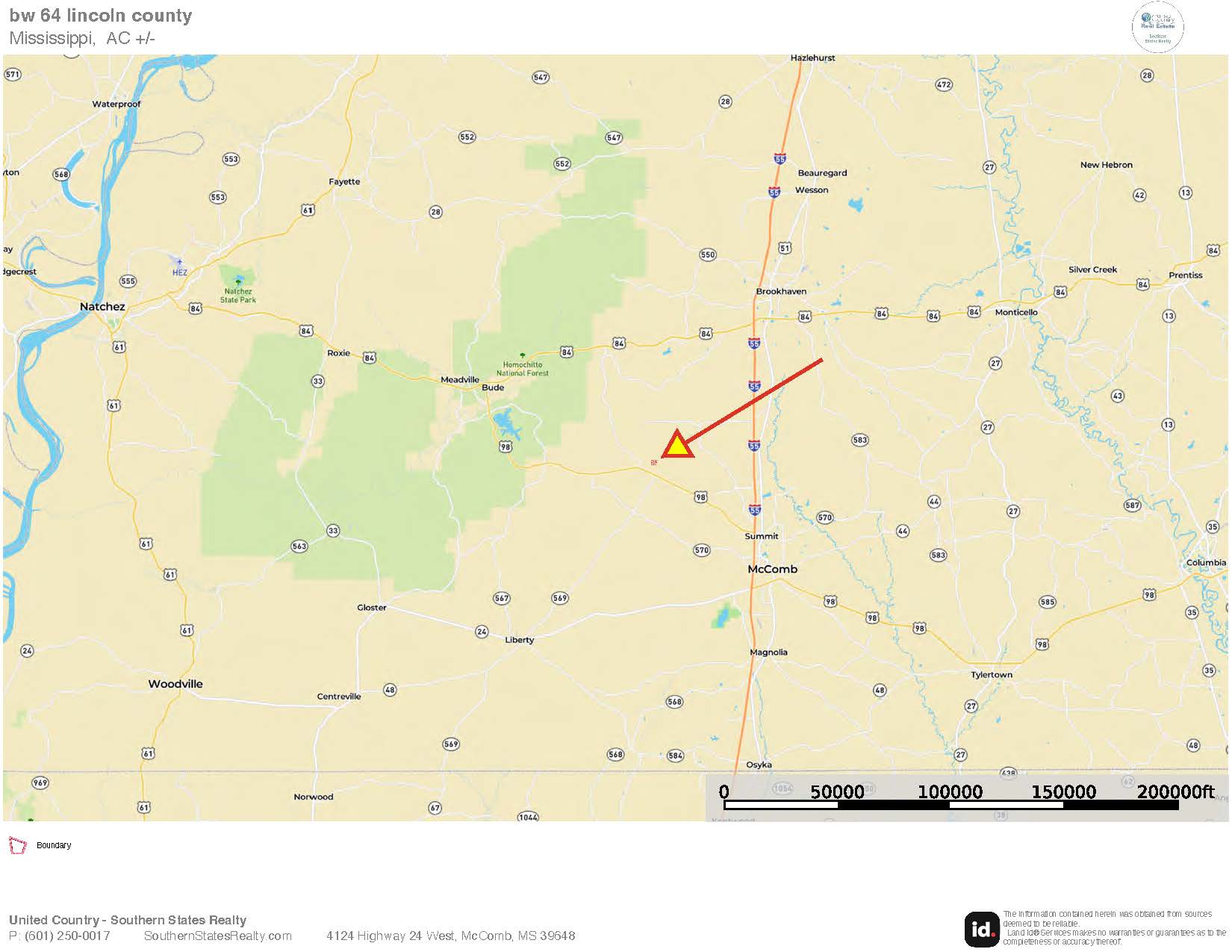 64+- Pastureland West Lincoln School Smithdale MS
