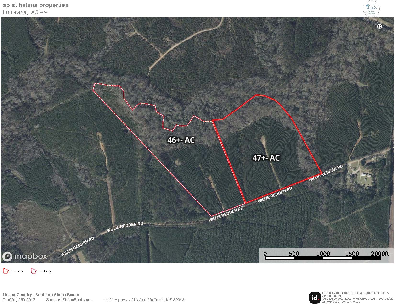 47 Acres in St. Helena Parish, LA with Black Creek