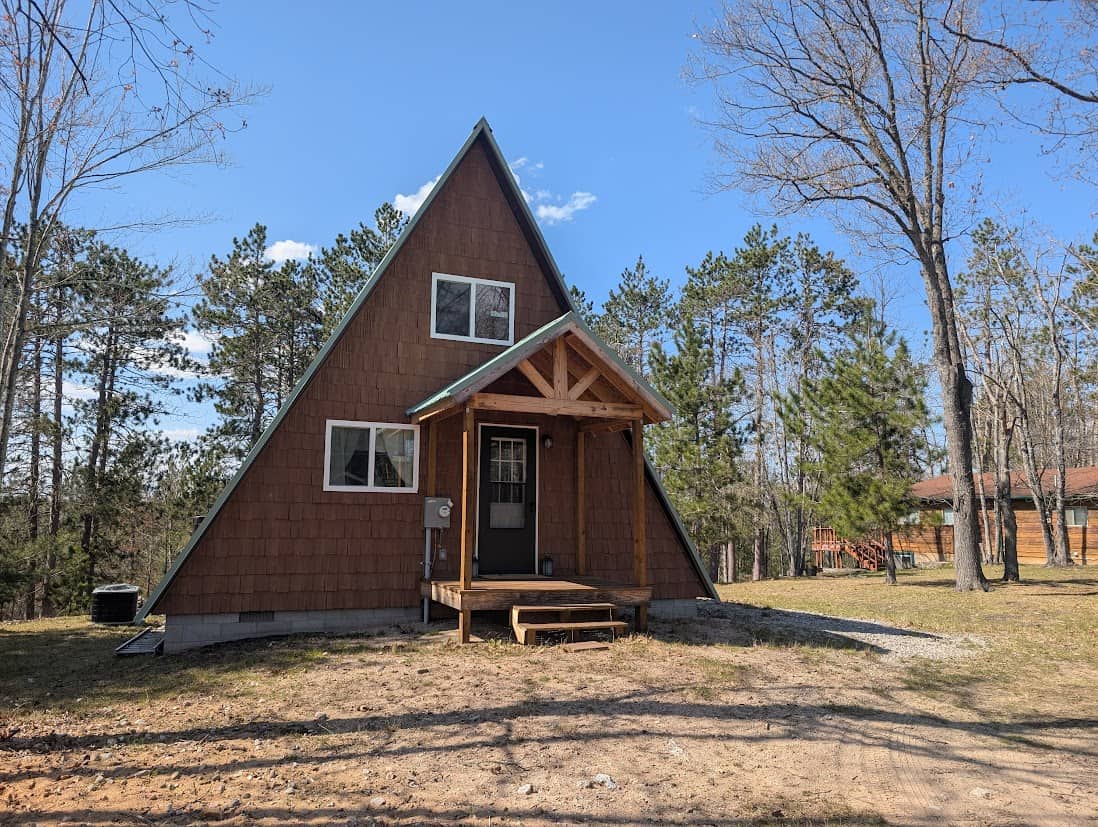 Waterfront A-Frame Cabin in Canada Creek Ranch Atlanta MI