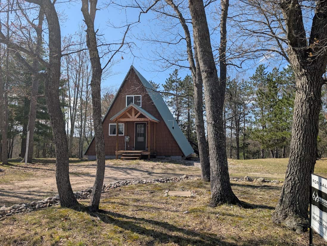 Waterfront A-Frame Cabin in Canada Creek Ranch Atlanta MI