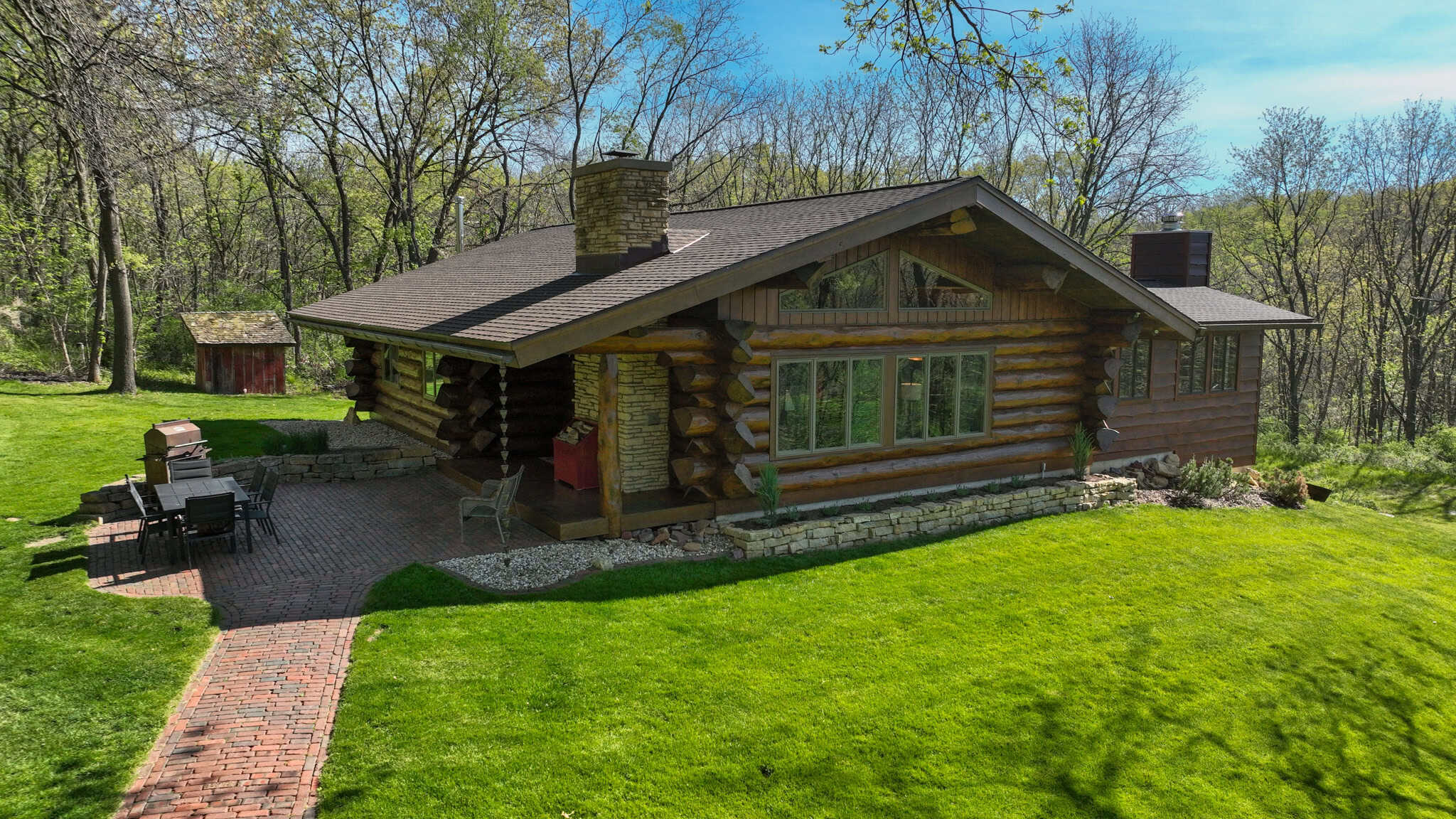 30-Acre Luxury Log Estate | Trophy Whitetail Sanctuary & Private Legacy Retreat in Argyle