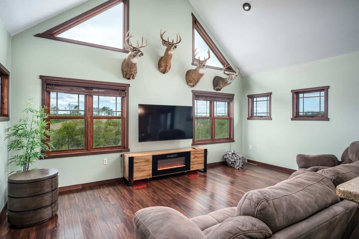 92-Acre Driftless Region Luxury Hunting Estate for Sale in Richland County, Wisconsin | Custom Home, Trophy Whitetails & Ridge-Top Views
