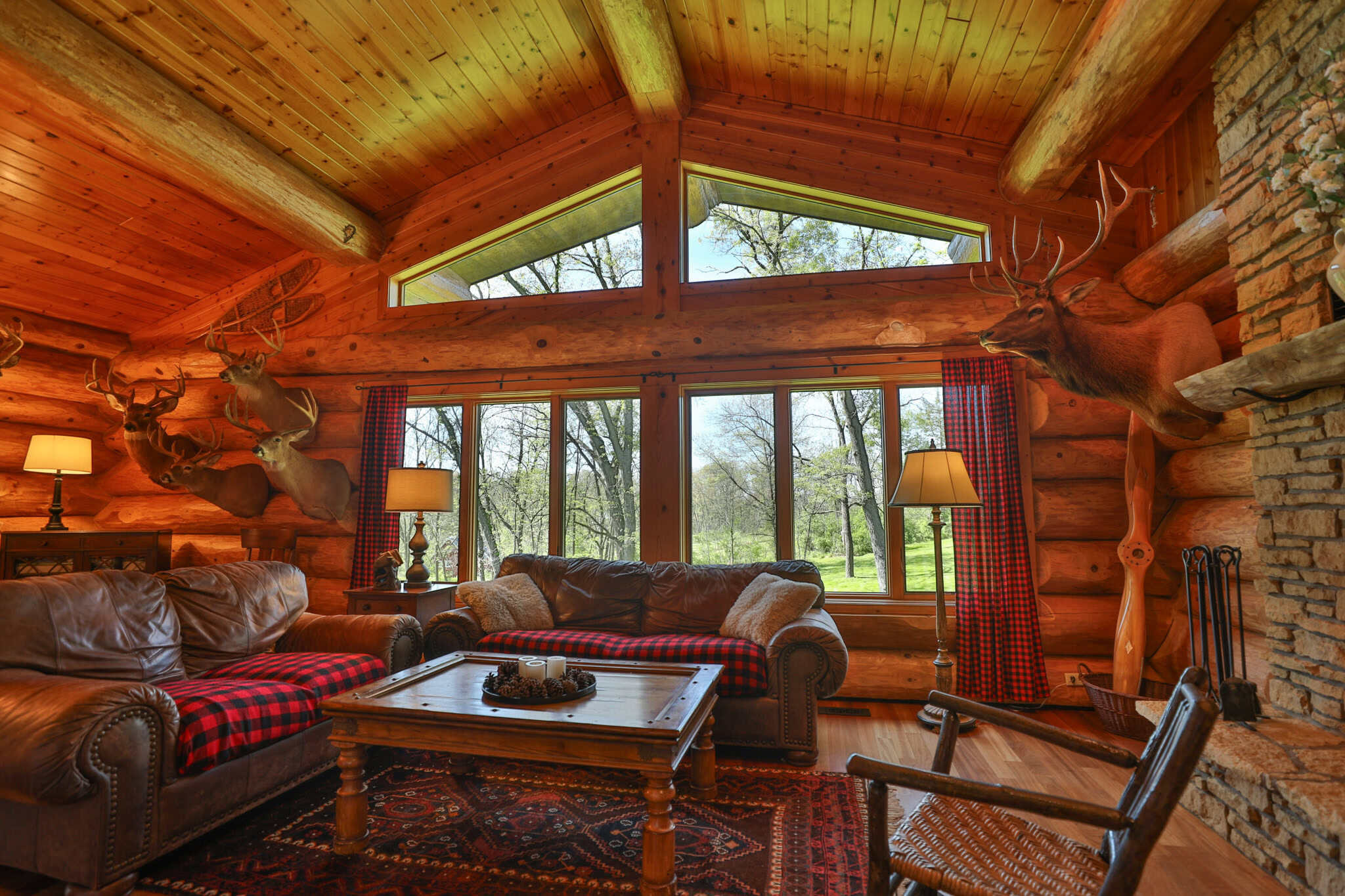 30-Acre Luxury Log Estate | Trophy Whitetail Sanctuary & Private Legacy Retreat in Argyle