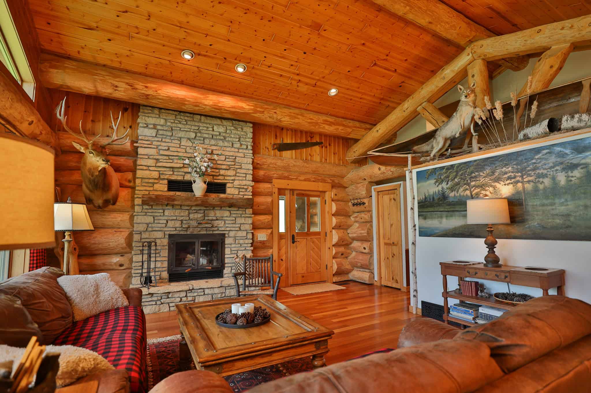 30-Acre Luxury Log Estate | Trophy Whitetail Sanctuary & Private Legacy Retreat in Argyle