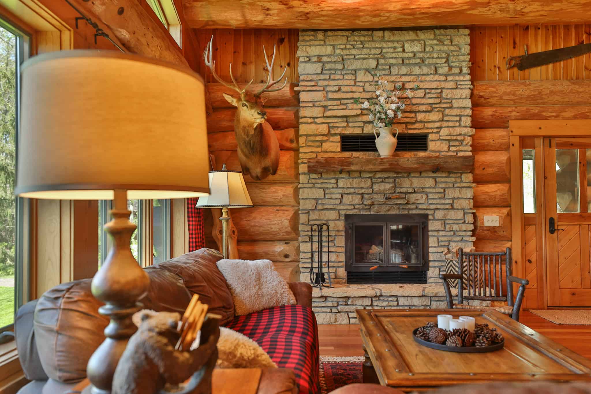 30-Acre Luxury Log Estate | Trophy Whitetail Sanctuary & Private Legacy Retreat in Argyle