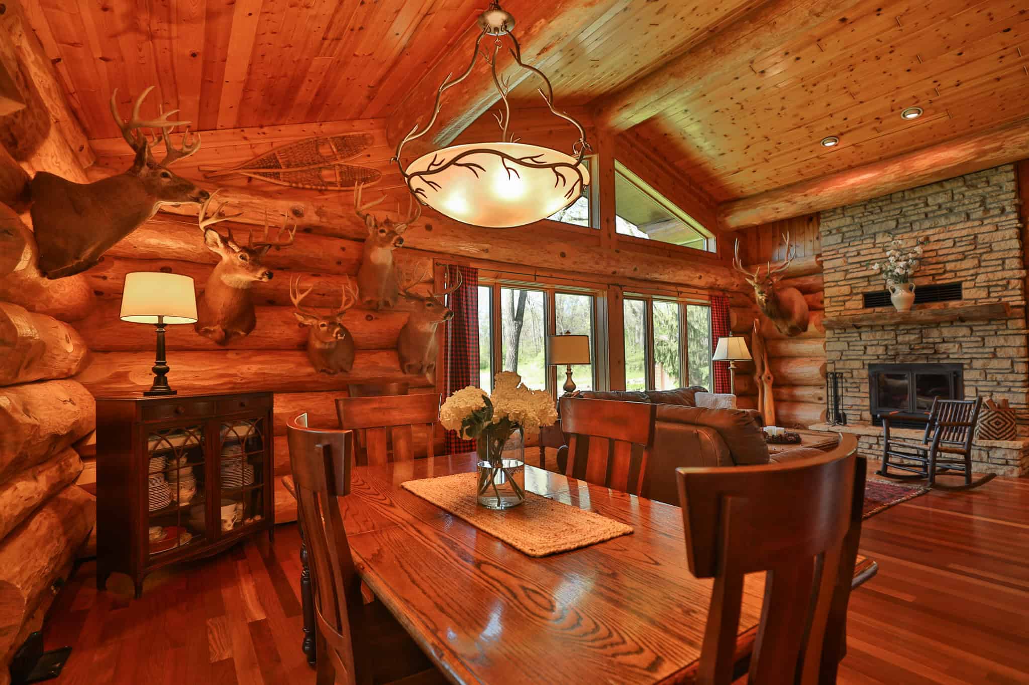 30-Acre Luxury Log Estate | Trophy Whitetail Sanctuary & Private Legacy Retreat in Argyle