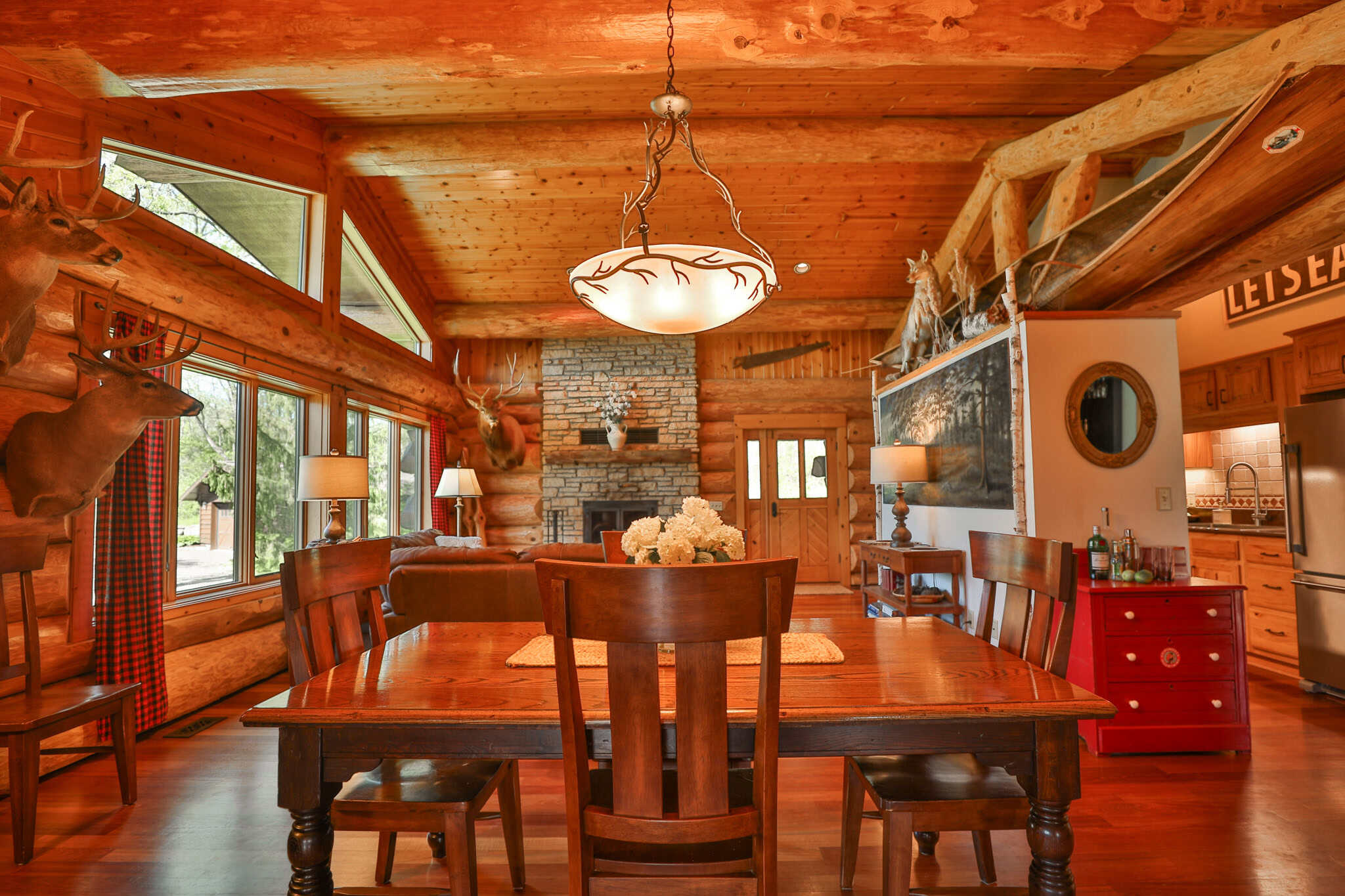 30-Acre Luxury Log Estate | Trophy Whitetail Sanctuary & Private Legacy Retreat in Argyle