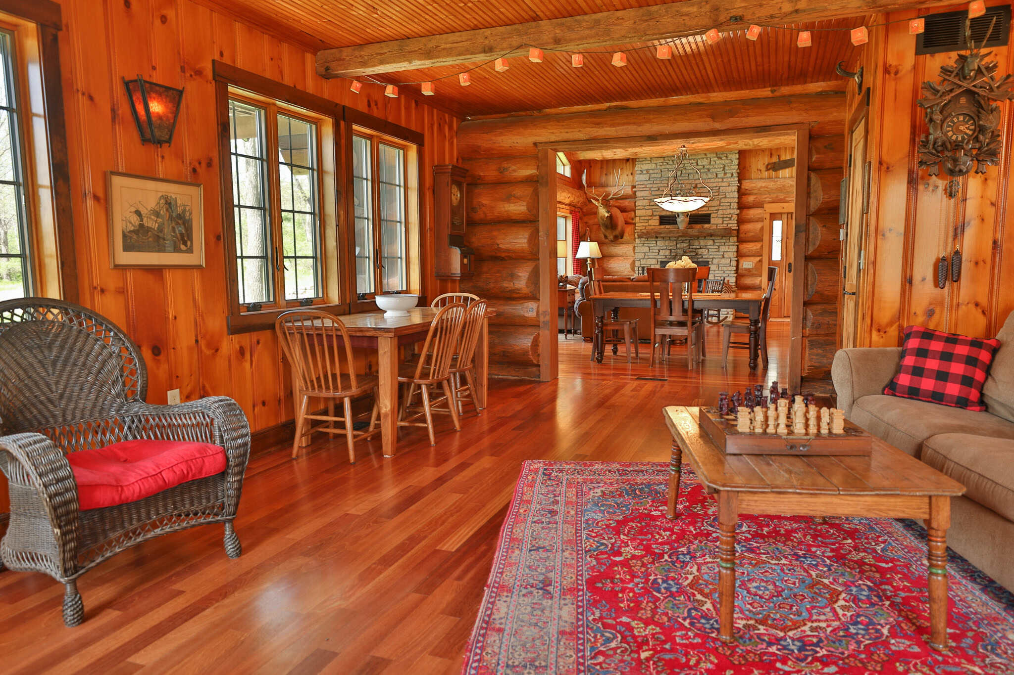 30-Acre Luxury Log Estate | Trophy Whitetail Sanctuary & Private Legacy Retreat in Argyle