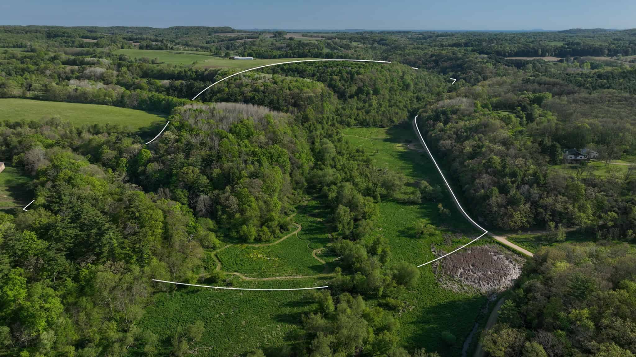 Three Ridges at Big Creek | 70± Acres of Recreational Land for Sale Near Lake Redstone | Juneau County, WI