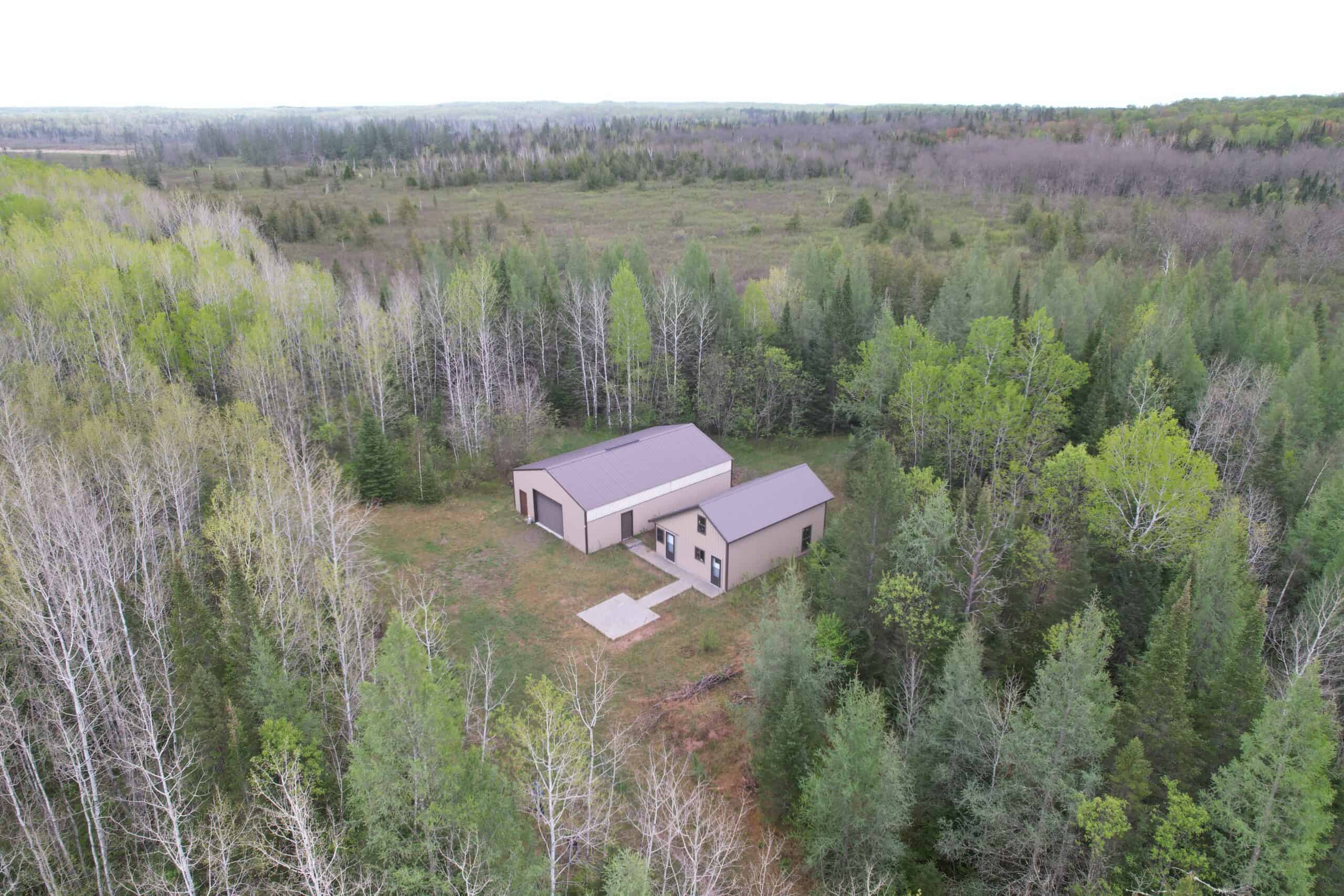 120 ± Acres with New Cabin located in Butternut, WI