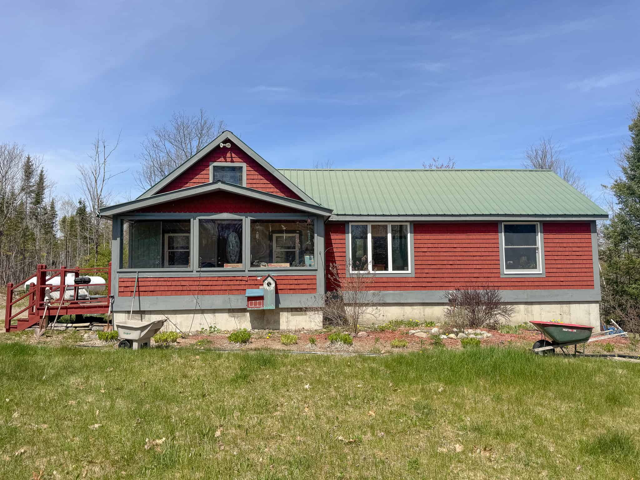 Bungalow Style Home with 53 Acres – Kingman, Maine