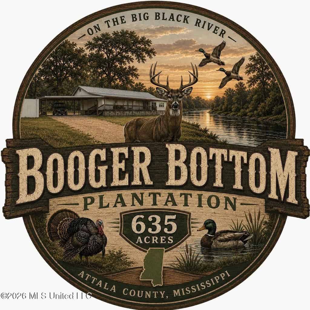Booger Bottom Plantation 635 Surveyed Acres Attala Co MS