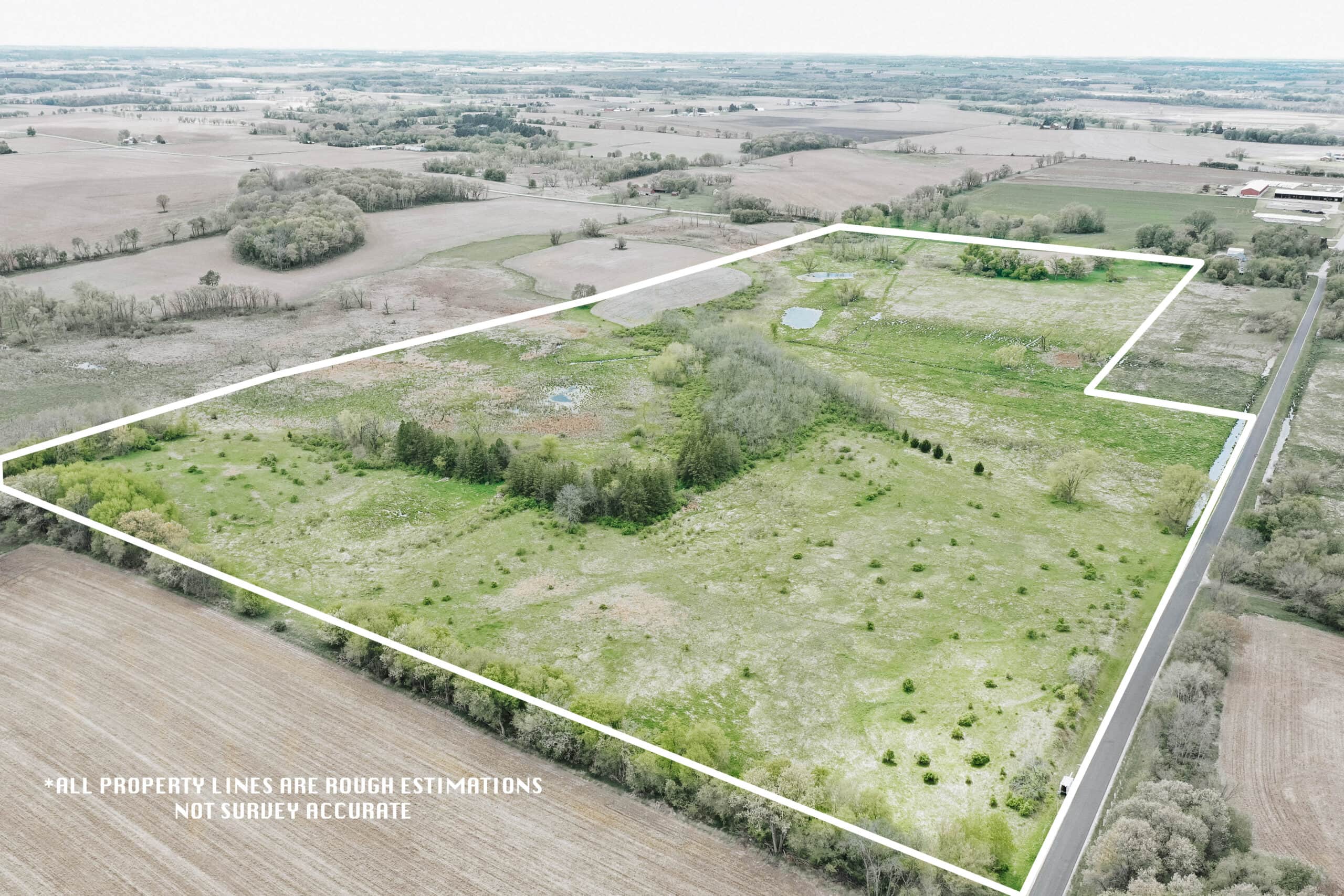 74 Acres in Dane County Town of York Rec, Hunting and Build Site for Sale