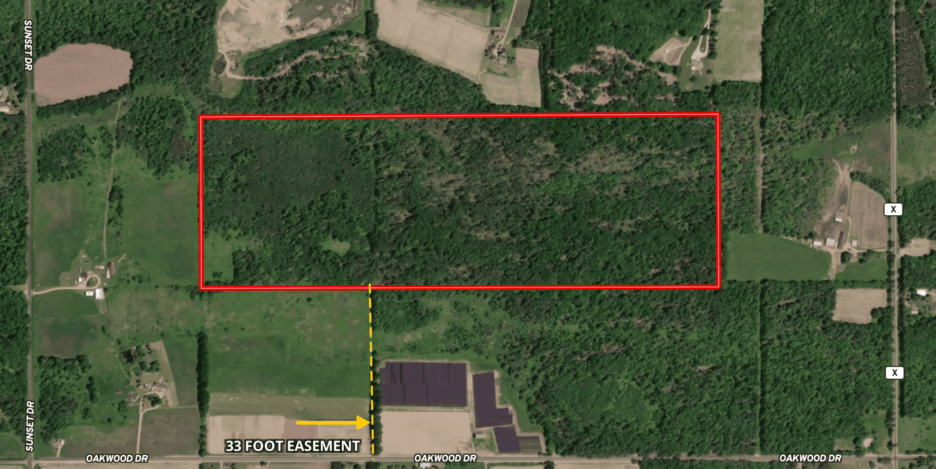 120 acres located in the Town of Dewey, Portage County, WI