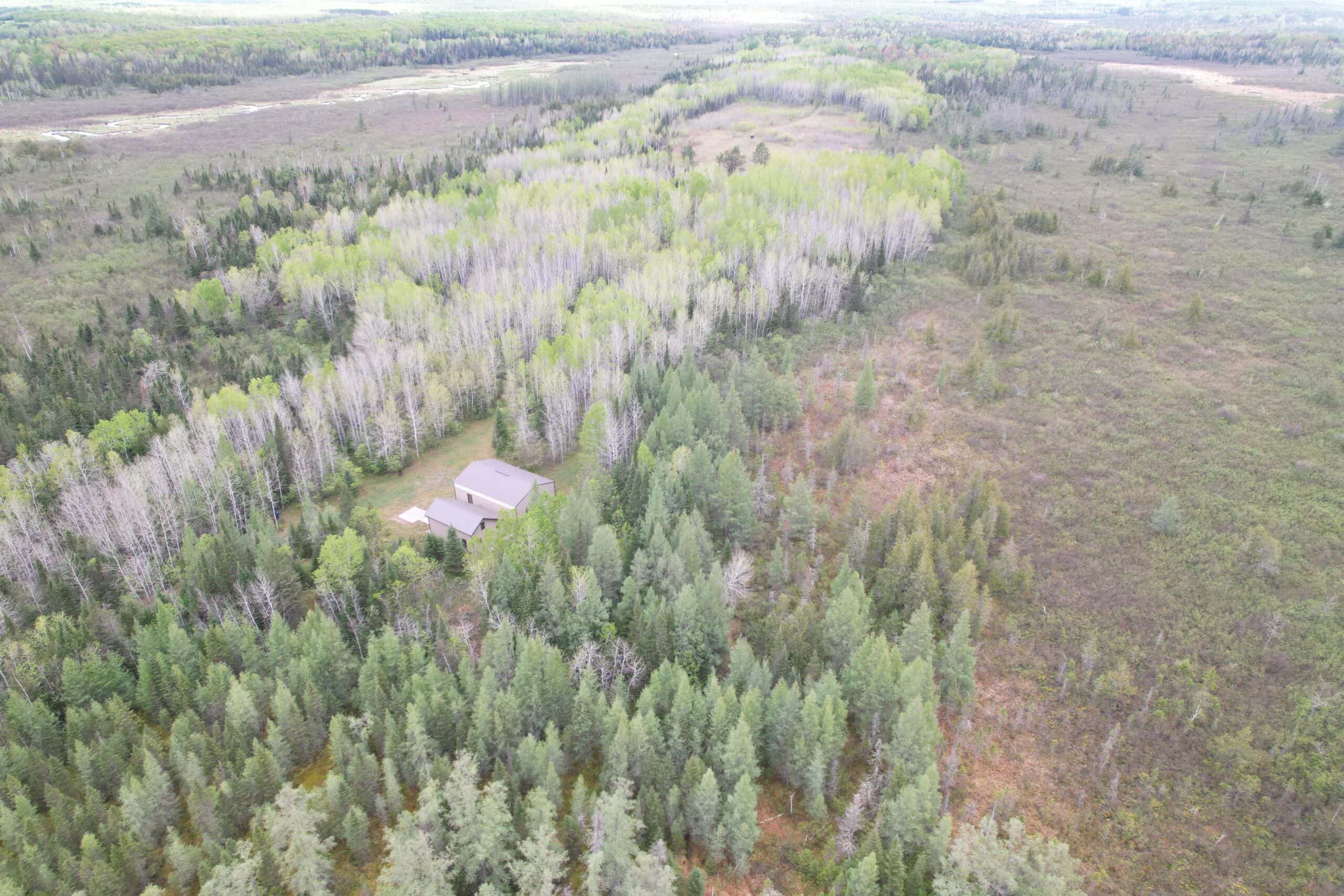 120 ± Acres with New Cabin located in Butternut, WI