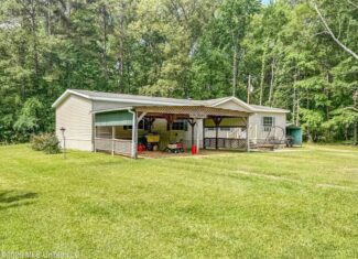 Home and Mobile Home for Sale on 25 Acres in Hinds County