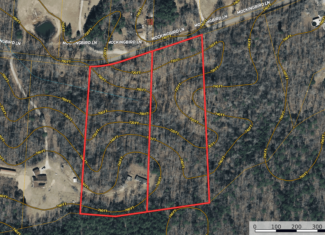 WOODED LAND, ROLLING HILLS NEAR PICKWICK LAKE