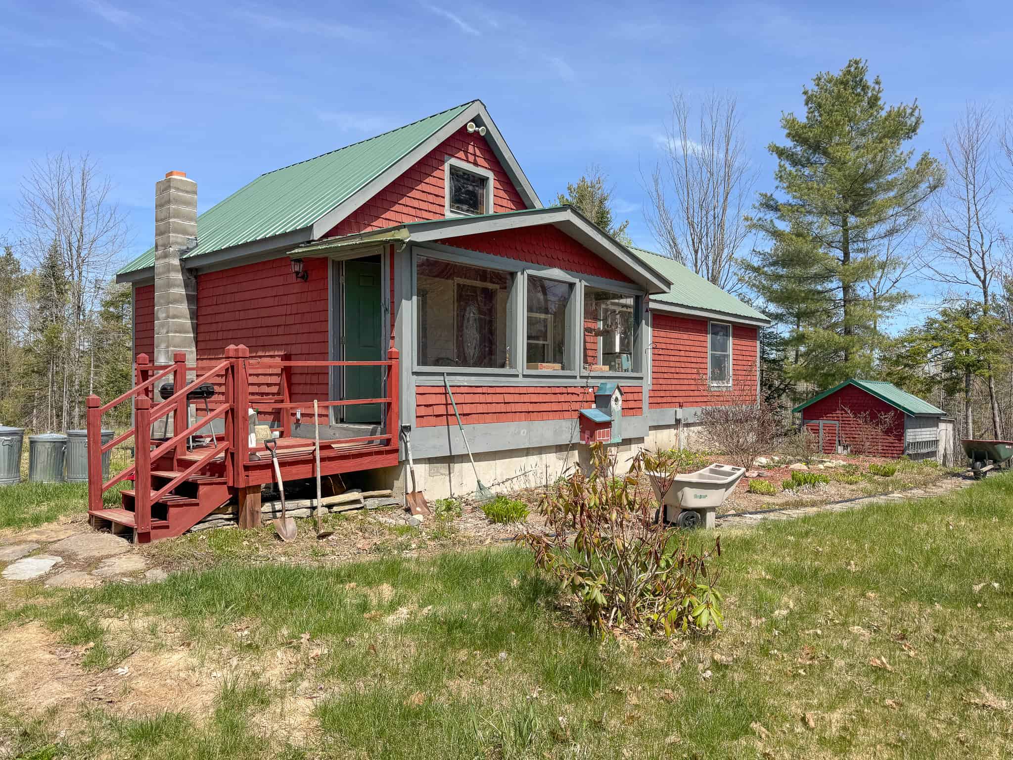 Bungalow Style Home with 53 Acres – Kingman, Maine