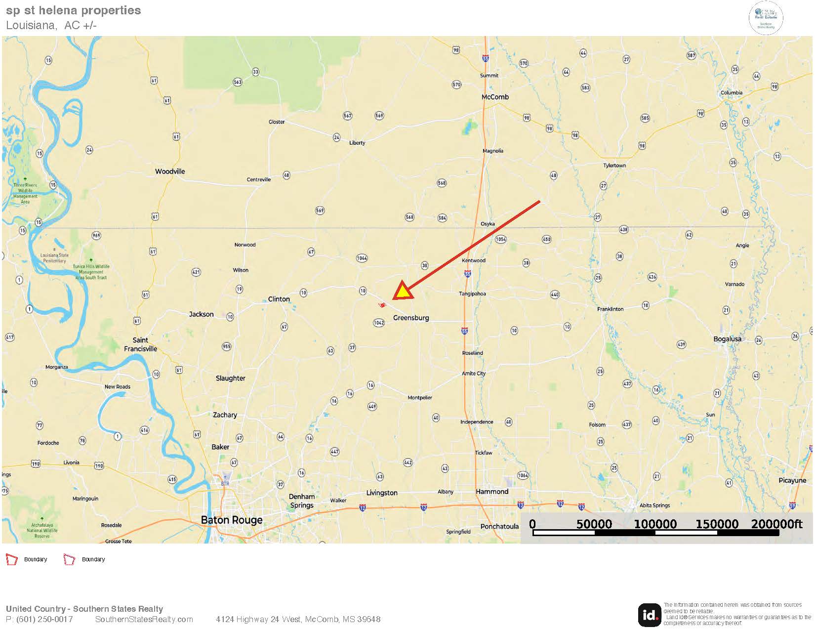 56 Acres in St. Helena Parish with Black Creek