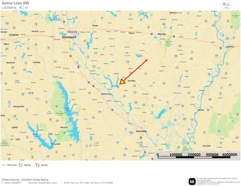 Hunting land with a Camp on Saline Lake Winn Parish LA