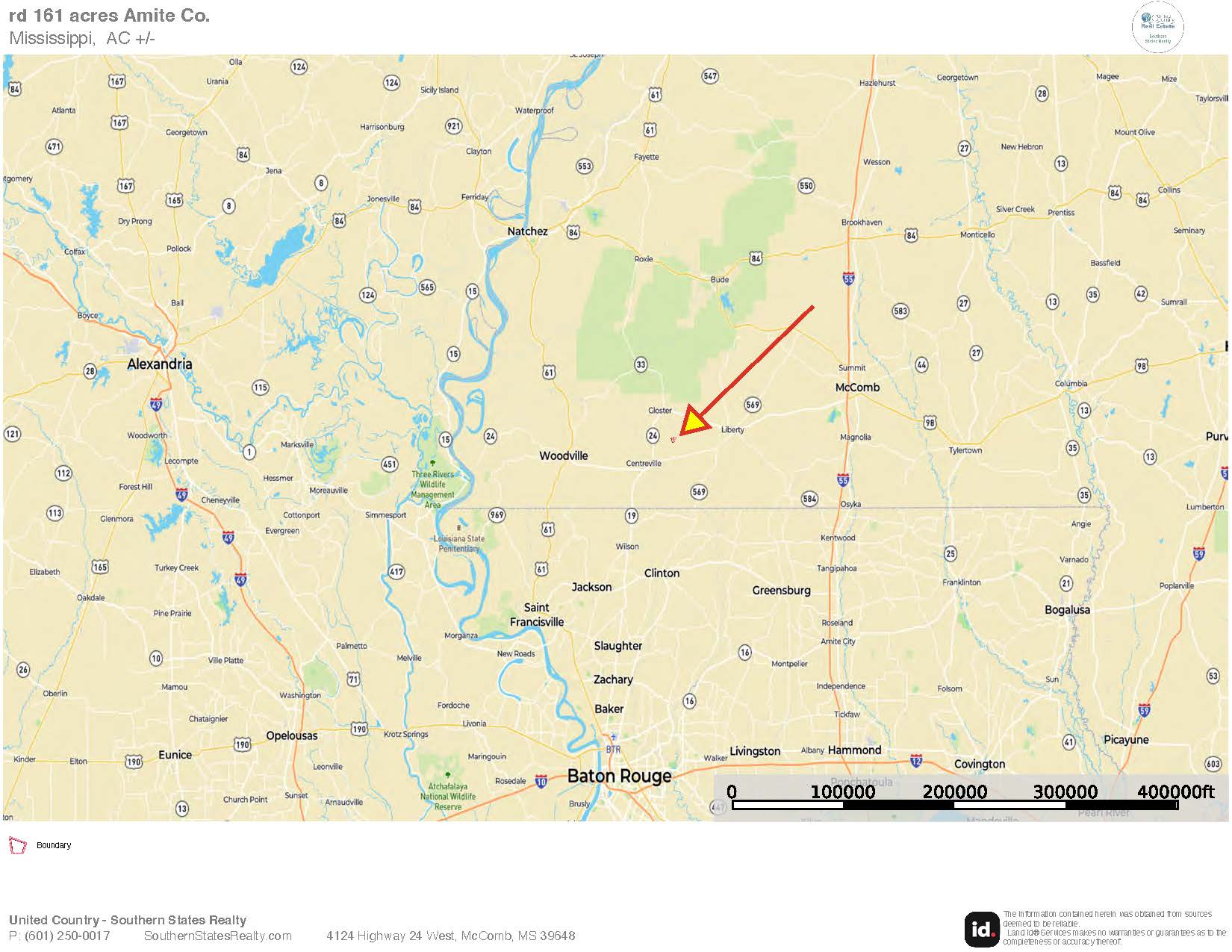 Land for Sale in Amite County, MS