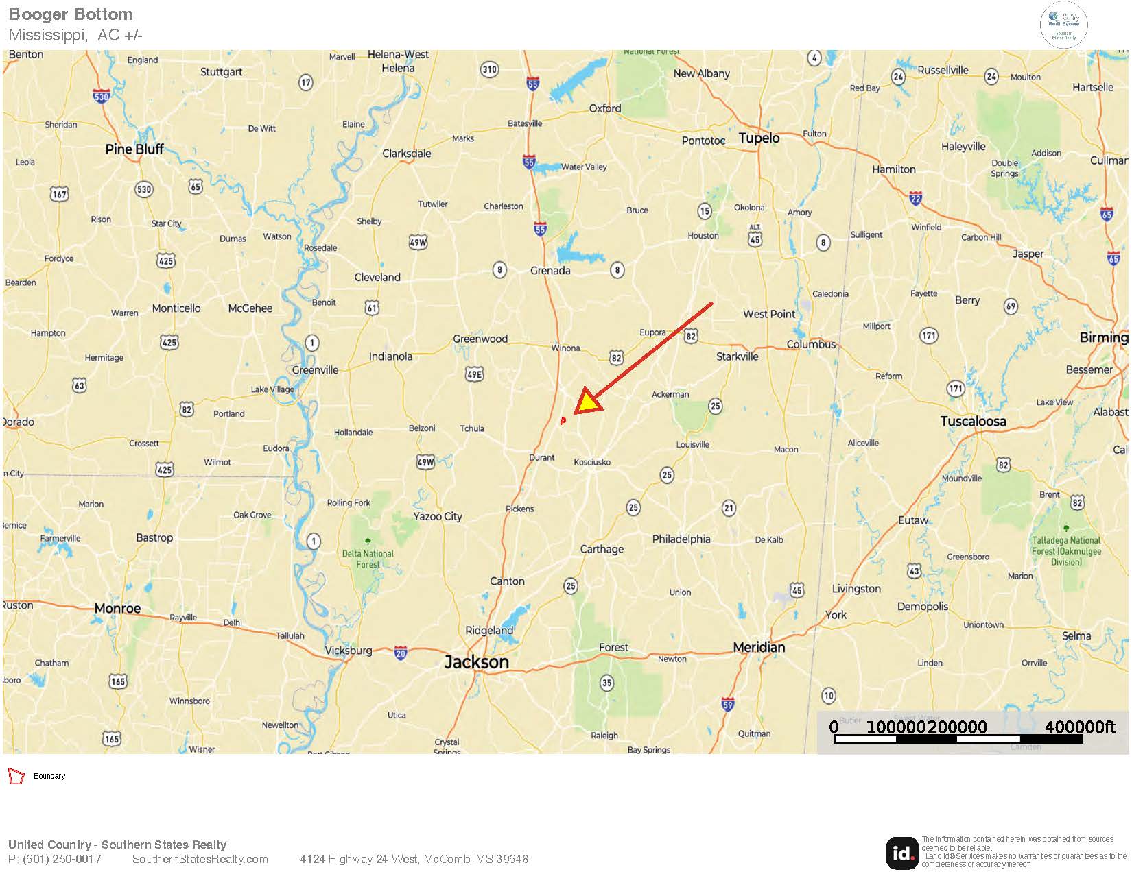 Booger Bottom Plantation 635 Surveyed Acres Attala Co MS