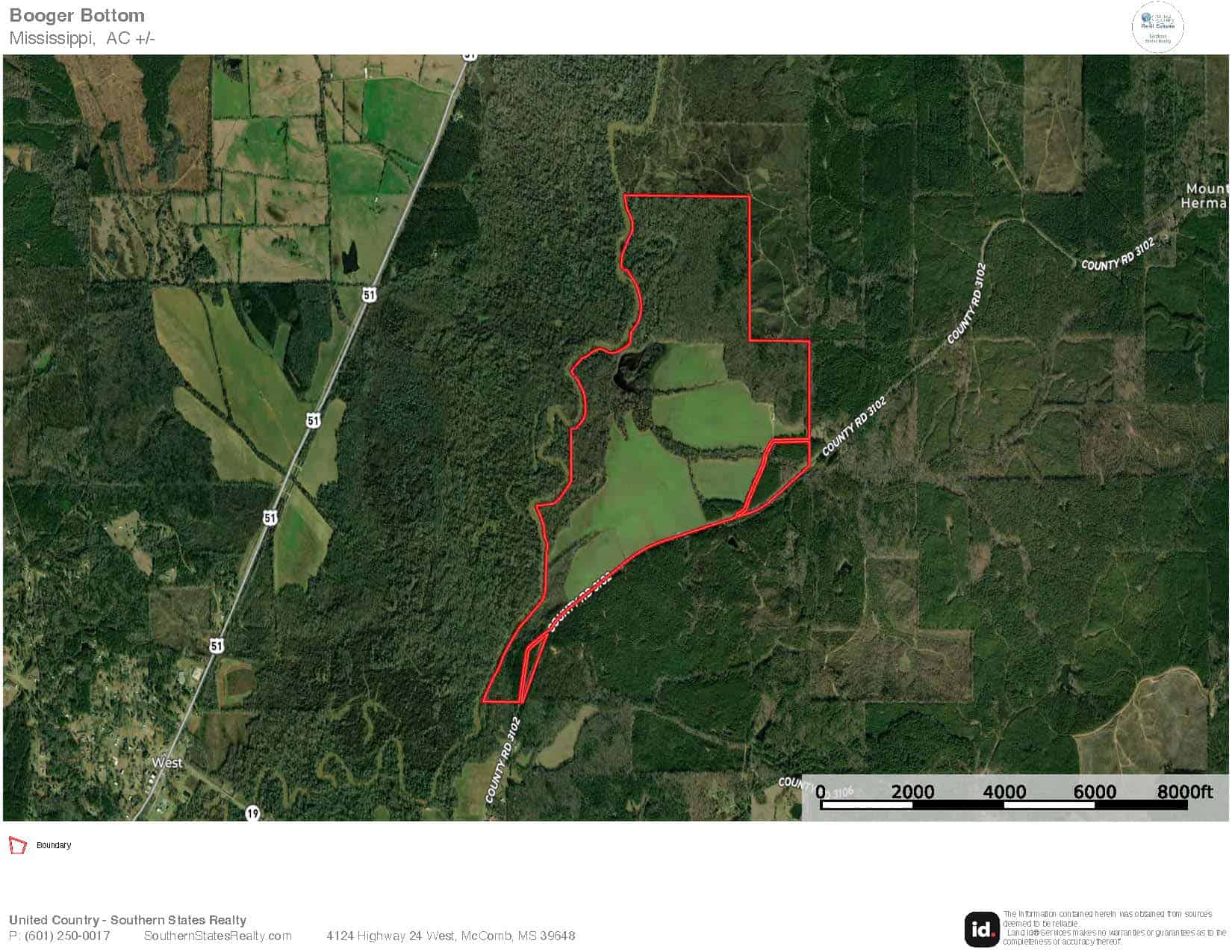 Booger Bottom Plantation 635 Surveyed Acres Attala Co MS