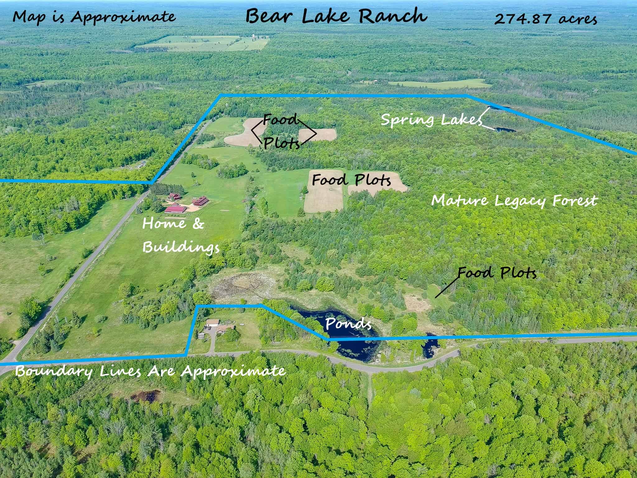 274 ± Acre Luxury Ranch & Hunting Estate | Butternut, WI