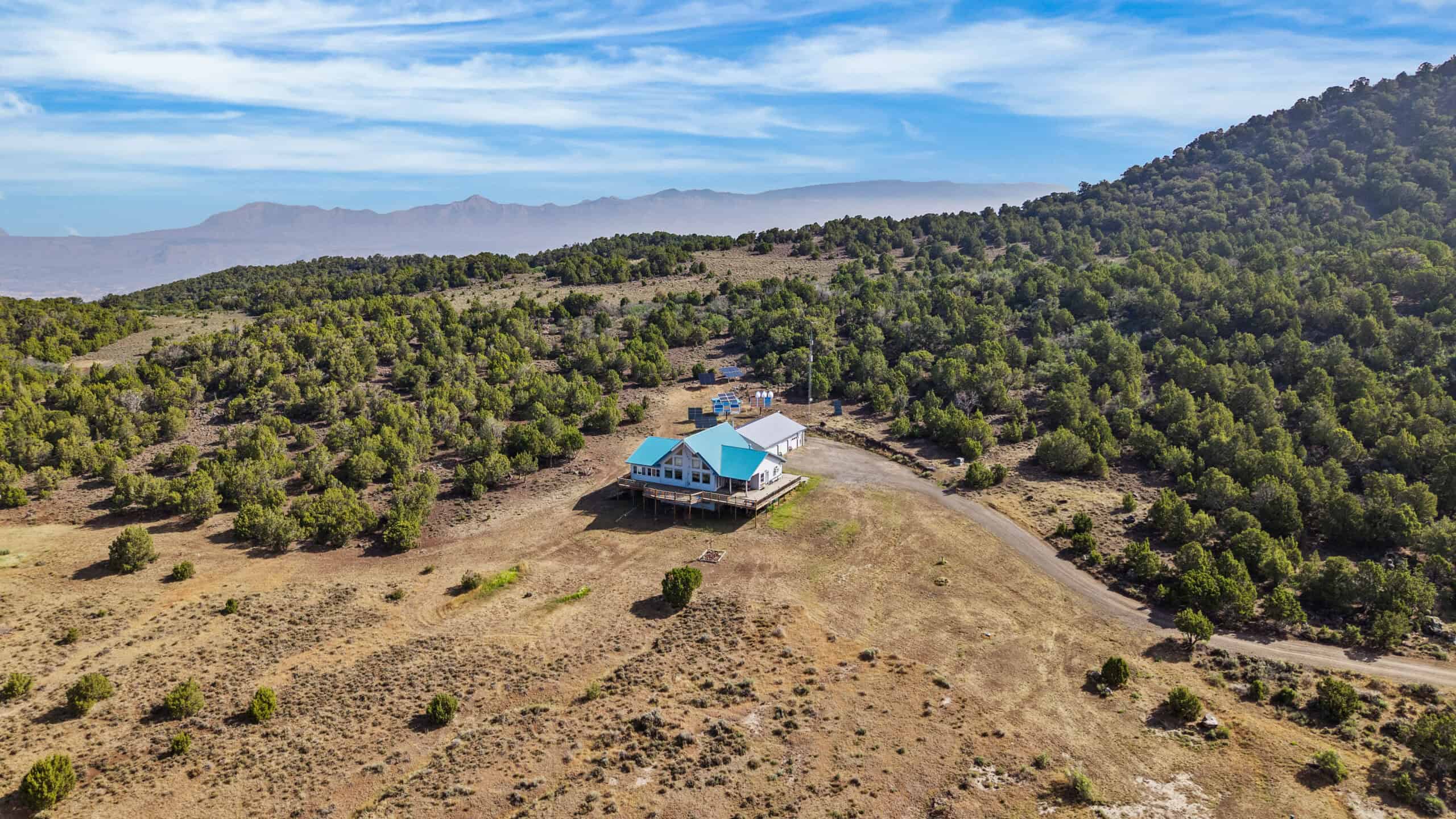 Secluded Contemporary Home with BLM on 3 Sides and Mountain Views